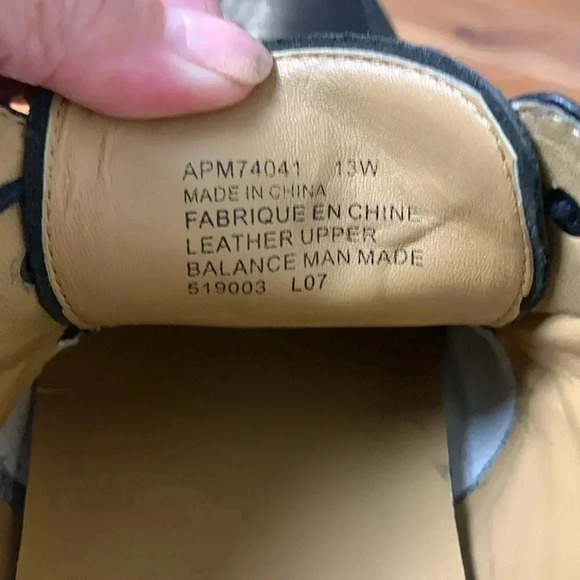 Rockport Men’s Dress Shoe  Black Leather 13W - Picture 6 of 9